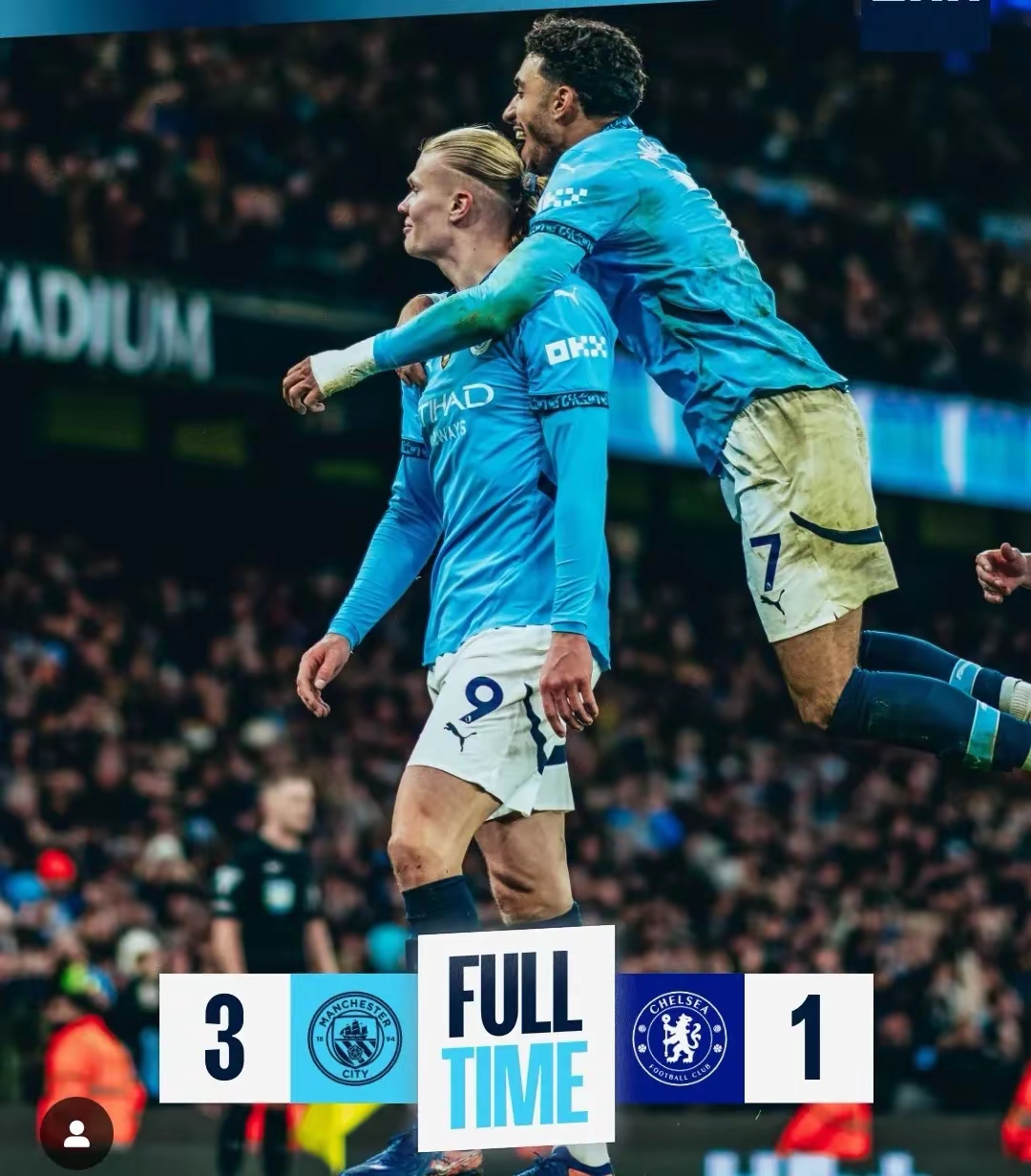 巴萨绝杀切尔西，哈兰德带队取胜